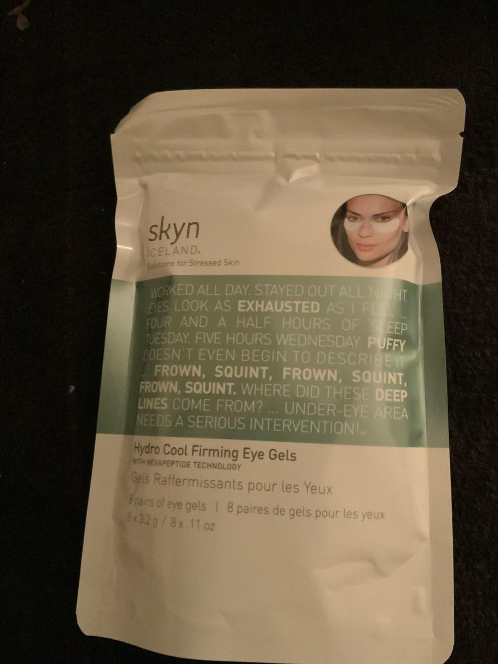 Hydro Cool Firming Eye Gels — White & Mint